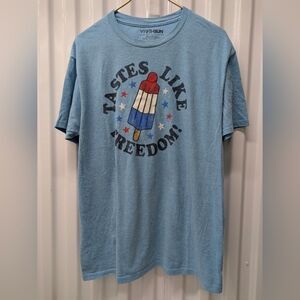 Fifth Sun Blue T-Shirt with Popsicle Graphic